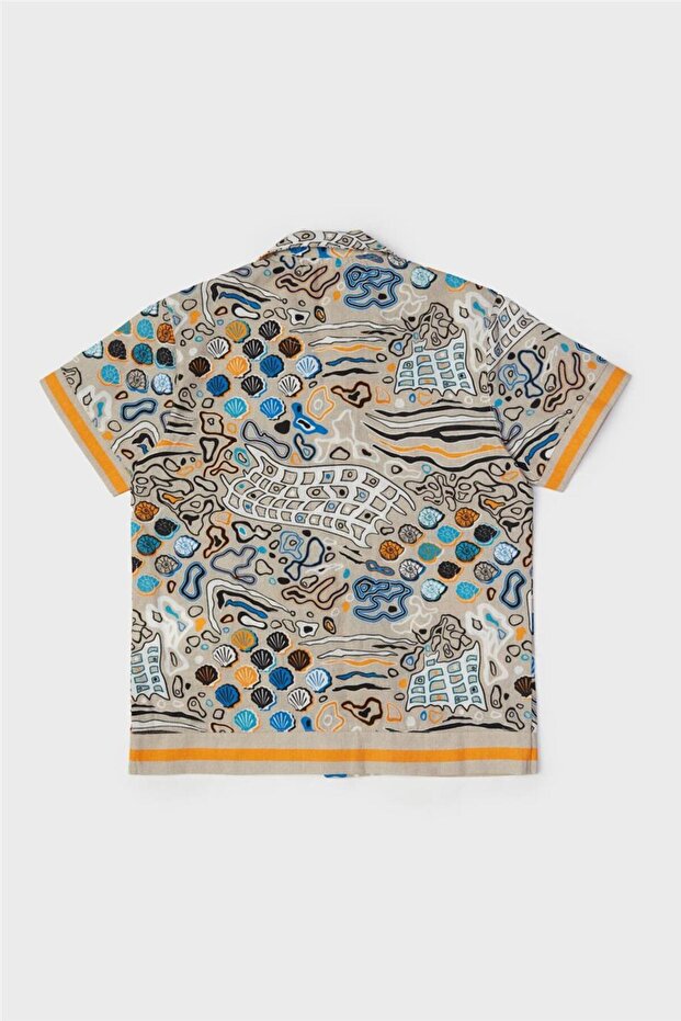 Boy Patterned Shirt - 6