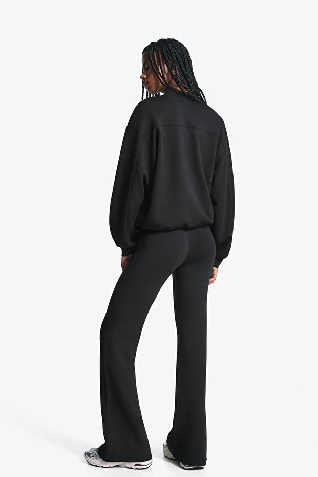 Modal kumaşlı oversize sweatshirt - 3