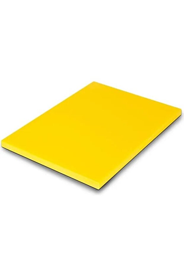 لوح تقطيع بلاستيك أصفر 25X40X2 سم