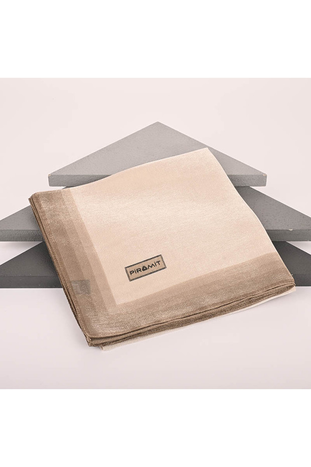 Eșarfă cu dungi chihlimbari - 2