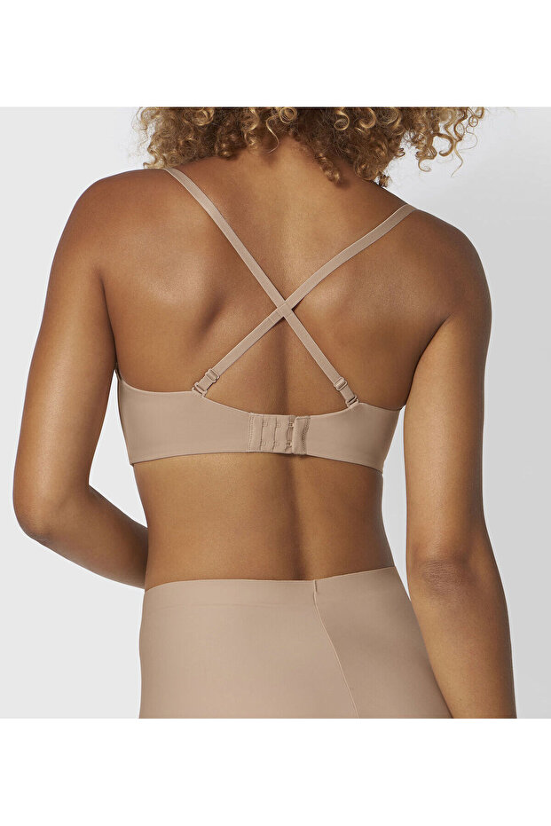 Stepy Soft bra with removable straps, sponge and underwire, Triumph, 85C EU, light beige - 6