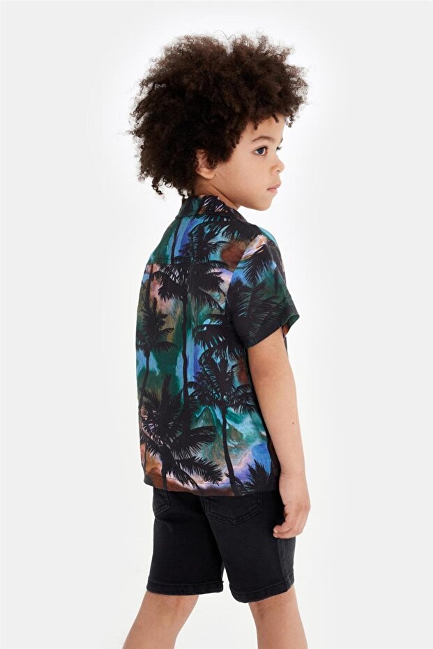 قميص منقوش للأولاد - 4