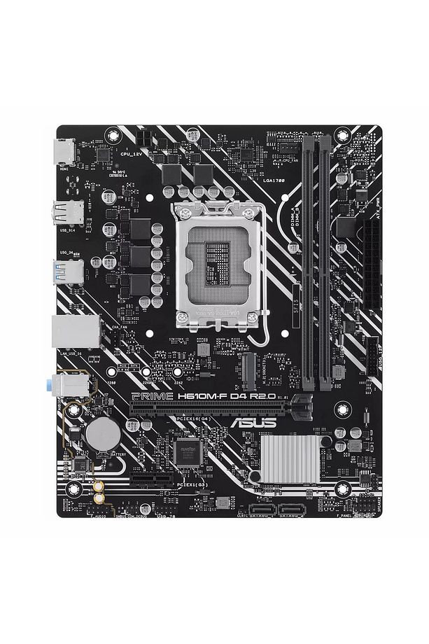 PRIME H610M-F D4 R2.0-CSM DDR4 HDMI PCIE 4.0 1700P mATX KURUMSAL ANAKART - 2