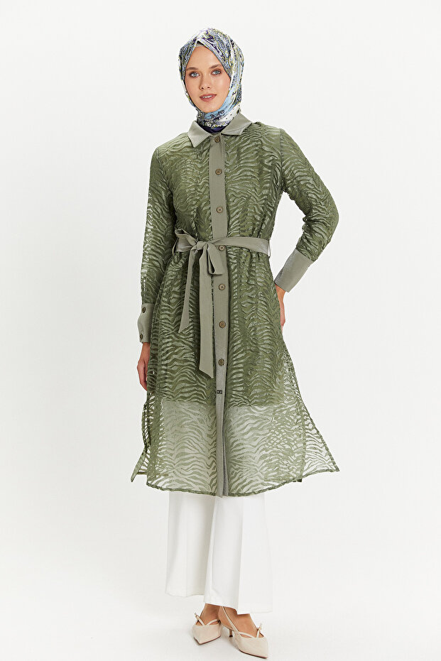 Zebra Desenli Twinset - 1