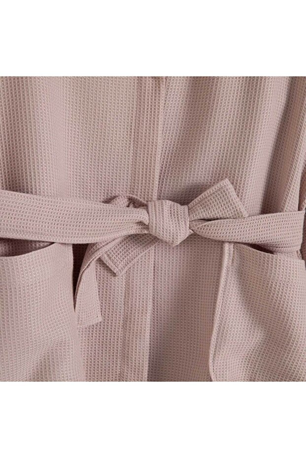 Little Basic Kapüşonlu Bornoz Pembe - 4