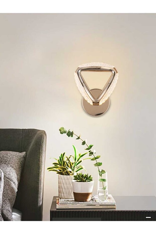 مصباح حائط LED حديث 9893 - 7 وات، إضاءة داخلية قابلة للتعديل مع 3 أوضاع إضاءة - شمعدان حائط أنيق