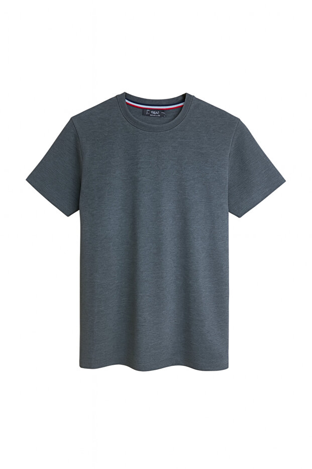 Men's Natural Cotton High Quality Short Sleeve Sports Single Jersey T-Shirt