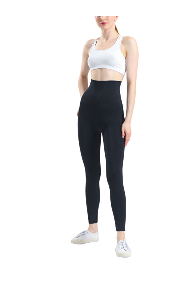 Women's High Waist Elasticated Tights with Firming and Slimming Features