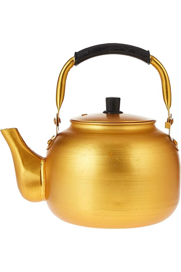 Gold Tea Kettle 1L by Ideal Pack - Elegant and Practical for Boiling Water