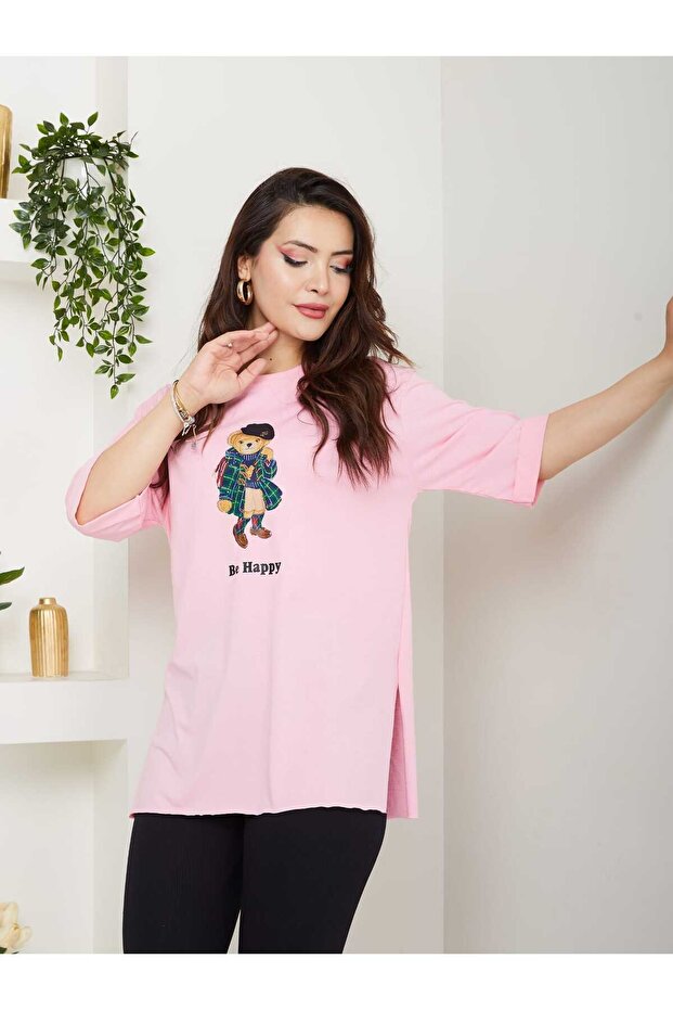 Be Happy Printed t Shirt
