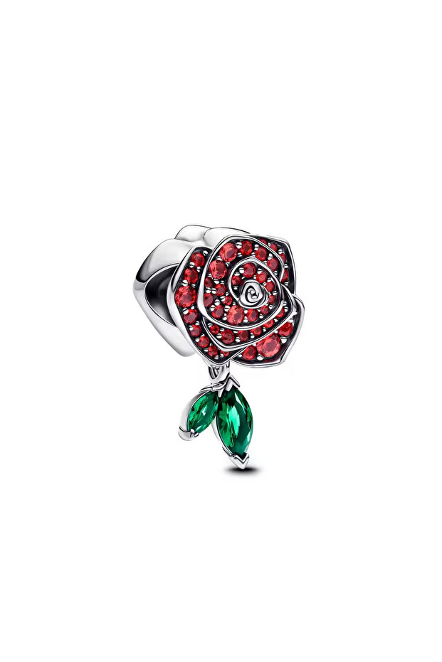 Rose Garden Silver Charm