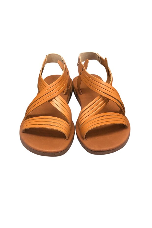 Kadın Deri Sandalet - 4
