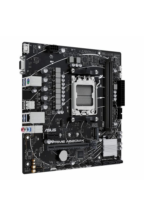 Prime A620M-K DDR5 (6400MHz)OC M.2 VGA/HDMI PCIe 4.0 AM5 mATX Anakart - 3