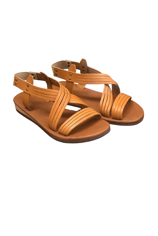 Kadın Deri Sandalet - 3