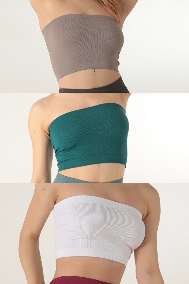 صدرية مضلعة بدون حمالات - 1