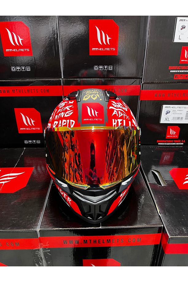 Helmets Stinger 2 kask (şeffaf vizörlü) - 3