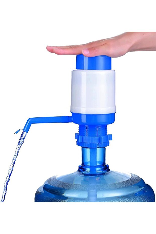 Blue Portable Manual Water Pump