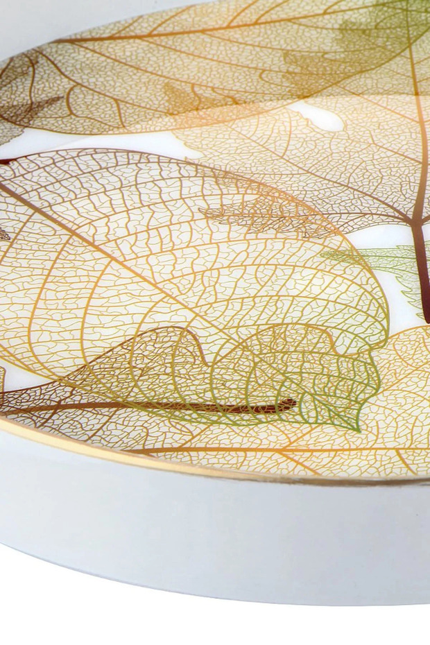 Leaf Yuvarlak Tepsi 37Cm - 2