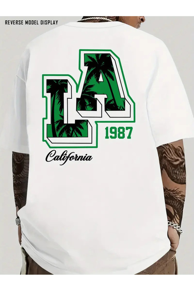 Premium Oversize Cut Short Sleeve Printed T-Shirt