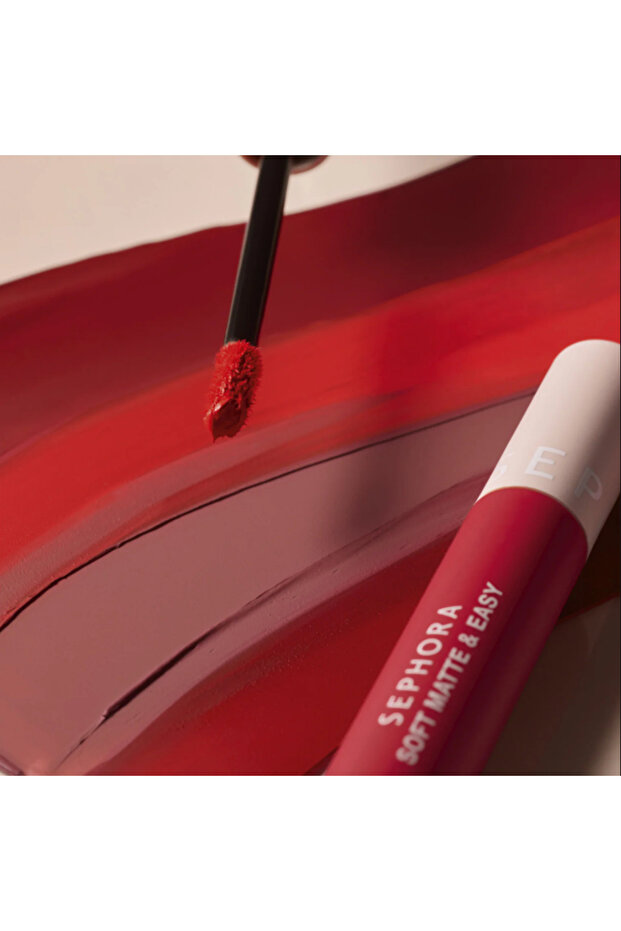 Soft Matte & Easy - Mat Ruj, Ultra Hafif Mat Bitiriş, Seçkin Tonlar, Uzun Süre Kalıcı Renk (4.5ml) - 5
