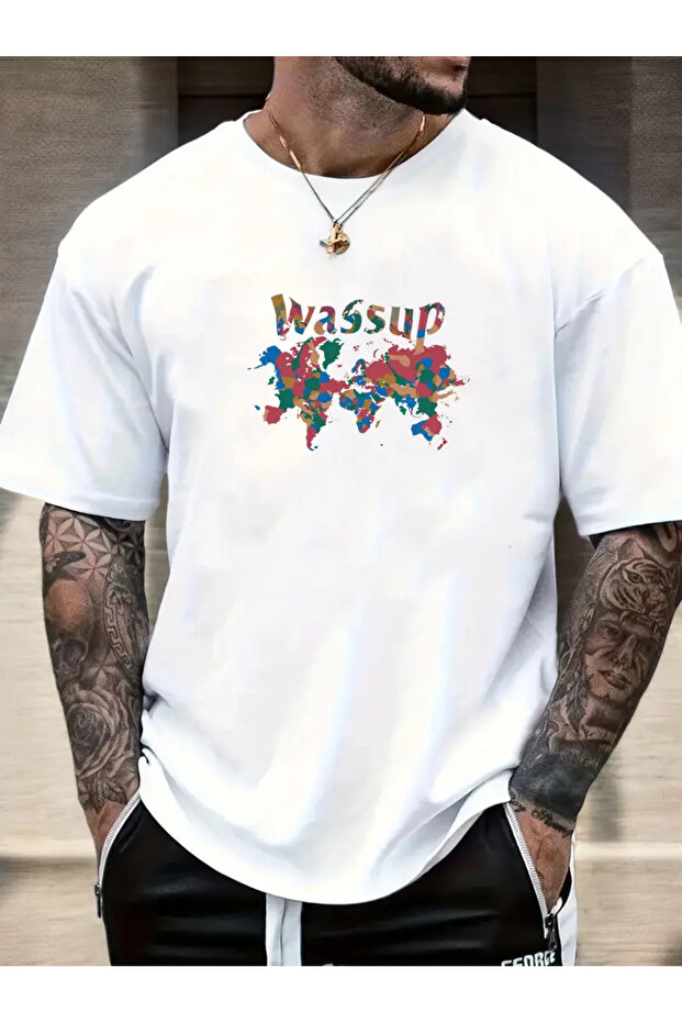 Premium Oversize Cut Short Sleeve Printed T-Shirt