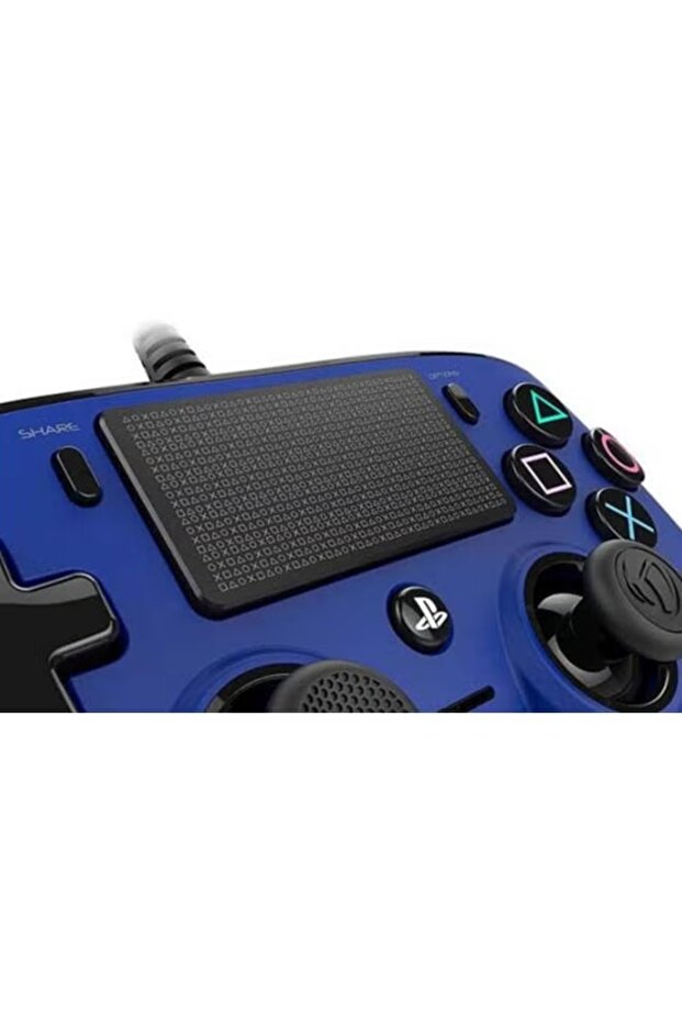 وحدة تحكم سلكية مدمجة لجهاز بلاي ستيشن 4 باللون الأزرق - 2