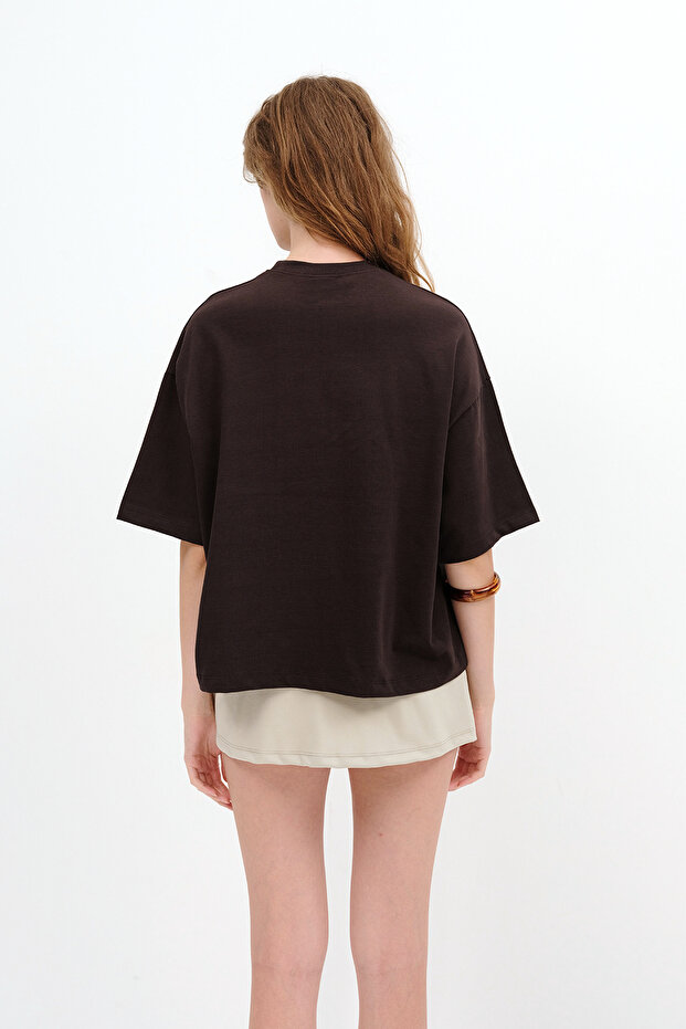 Basic Kalın T-shirt P10493-W7 - 6