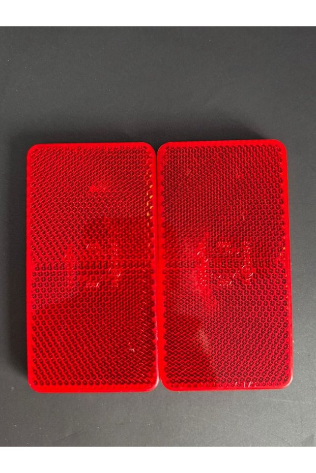 Cat's Eye Reflector Double Red Adhesive 10.5X4.8Cm