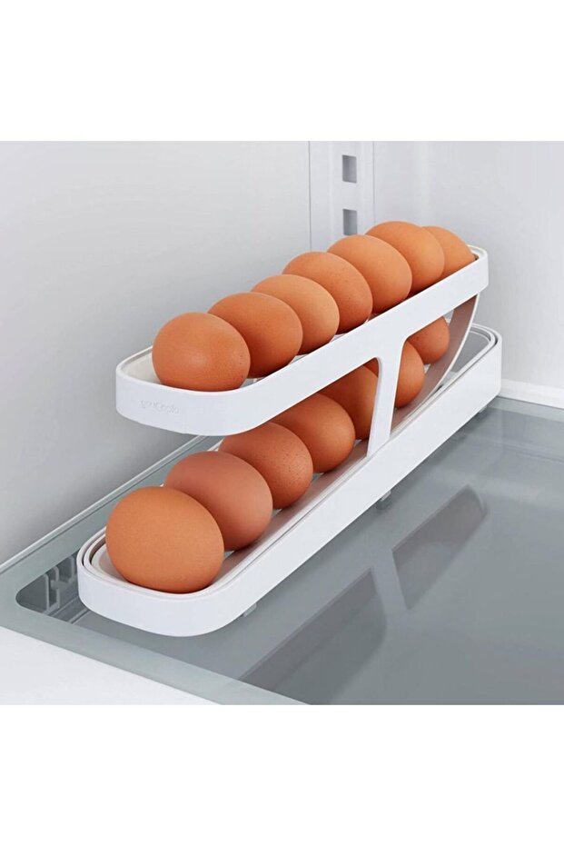 Egg Organizer, Automatic Egg Dispenser, Egg Holder - 2