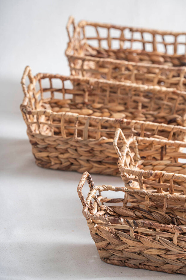 Soléa Hasır 4 lü Sepet Seti - 2