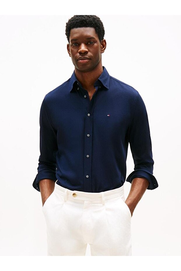 PERFORMANCE KNIT SOLID LS SHIRT - 1