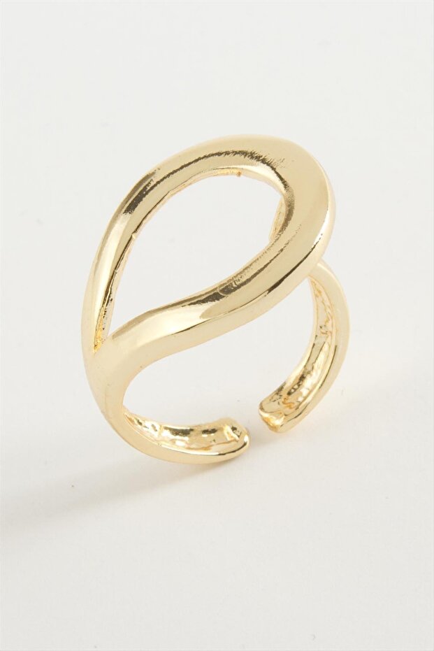 حلقة معدنية بيضاوية - 1