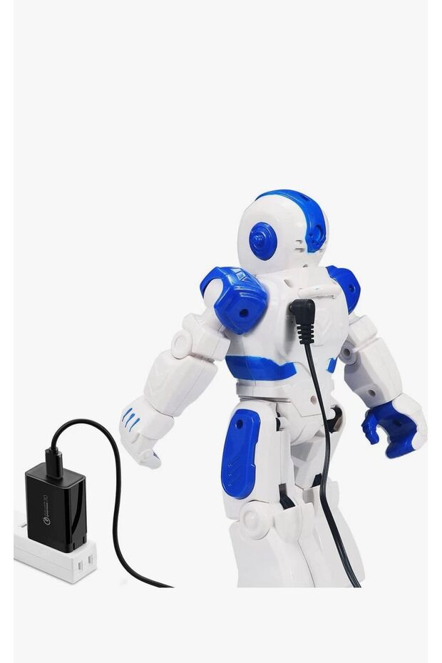 Oyuncak Uzaktan Kumandalı ve El Sensörlü Şarjlı Led Işık Moonwalk Akıllı Robot 19 Fonskiyonlu - 8