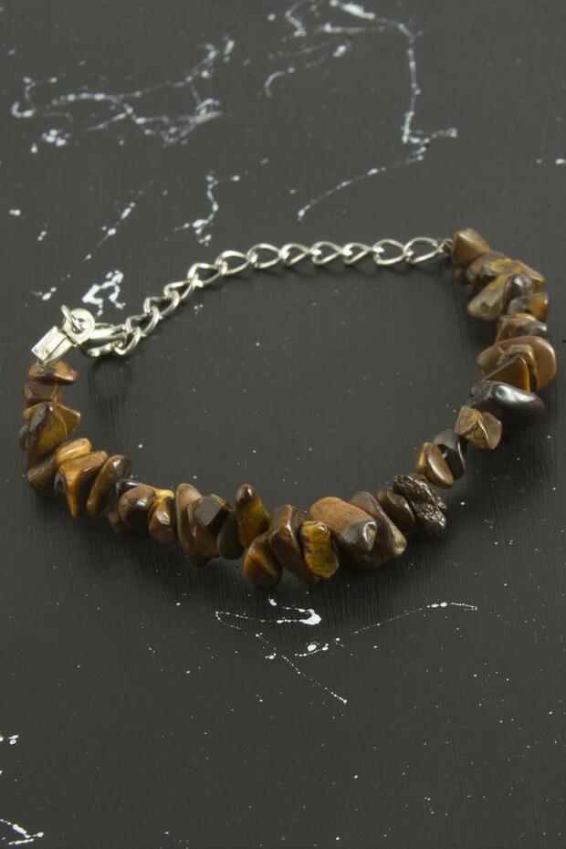 Tiger Eye Broken Natural Stone Bracelet