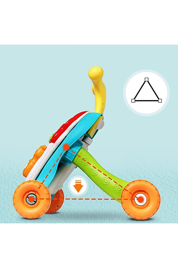 Multifunctional interactive walker, activity table, sound effects, height adjustment handle - 10