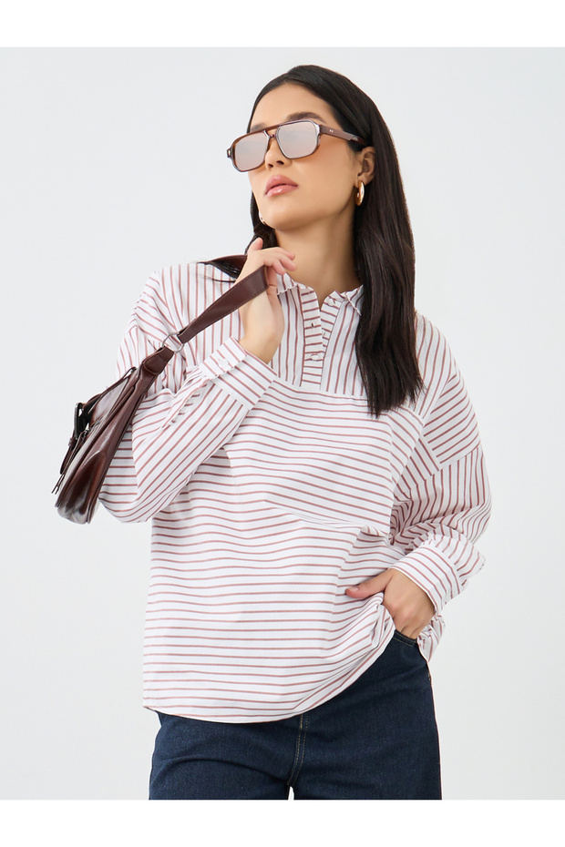 Striped Longline Shirt