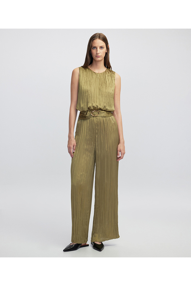 Piliseli metal tokalı tulum - 1