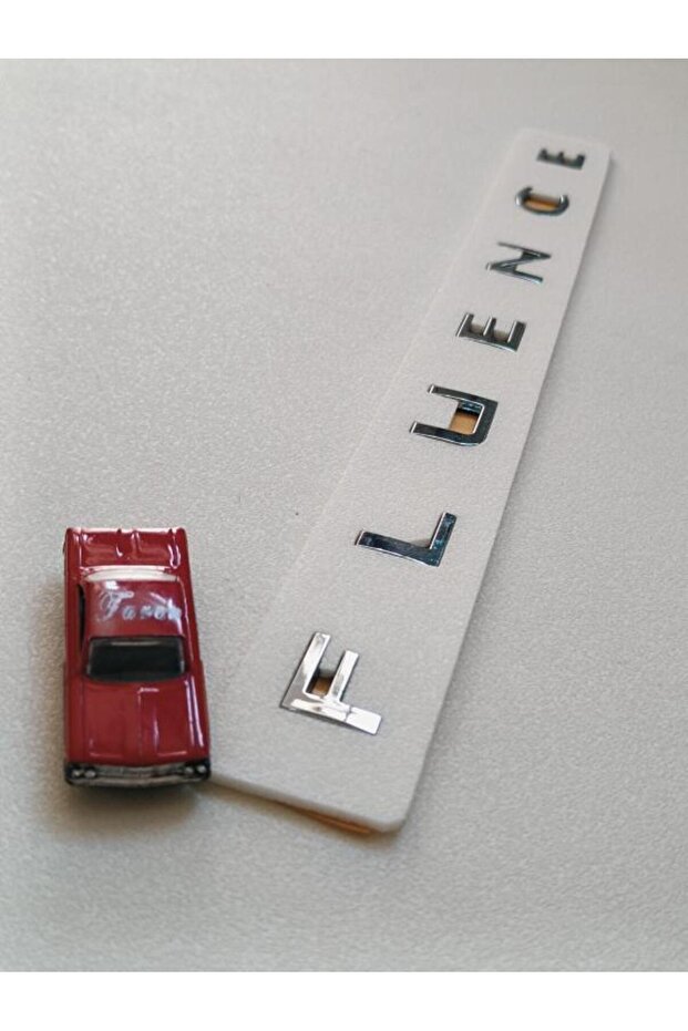 Fluence Gap Chrome Trunk Lettering 3m 3D Abs - 1