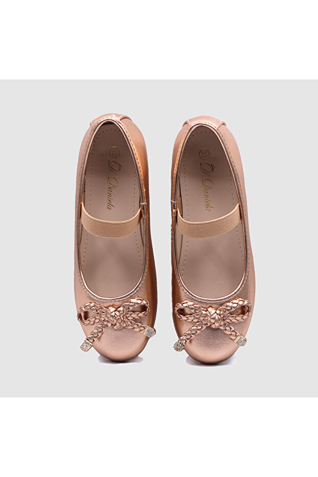 D' Daniela - Metallic Braided Bow Flats