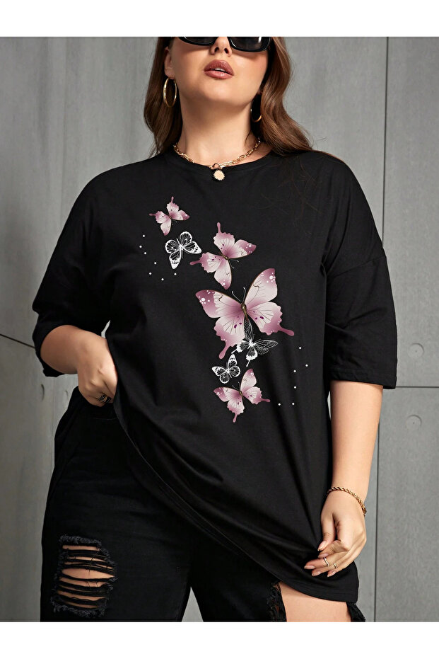 KADIN BASKILI TSHİRT - 1