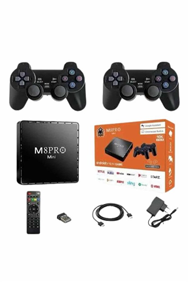 10K Ultra Hd Video Oyun Konsolu Android Tv Box 2.4g Game Stick - 1