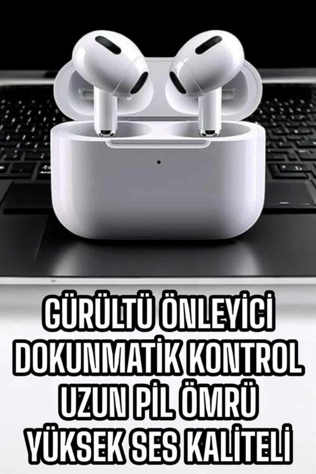 3.Nesil TWS Bluetooth Kulaklık Mikrofonlu ANC Özelliği Dokunmatik Kontrol - 1