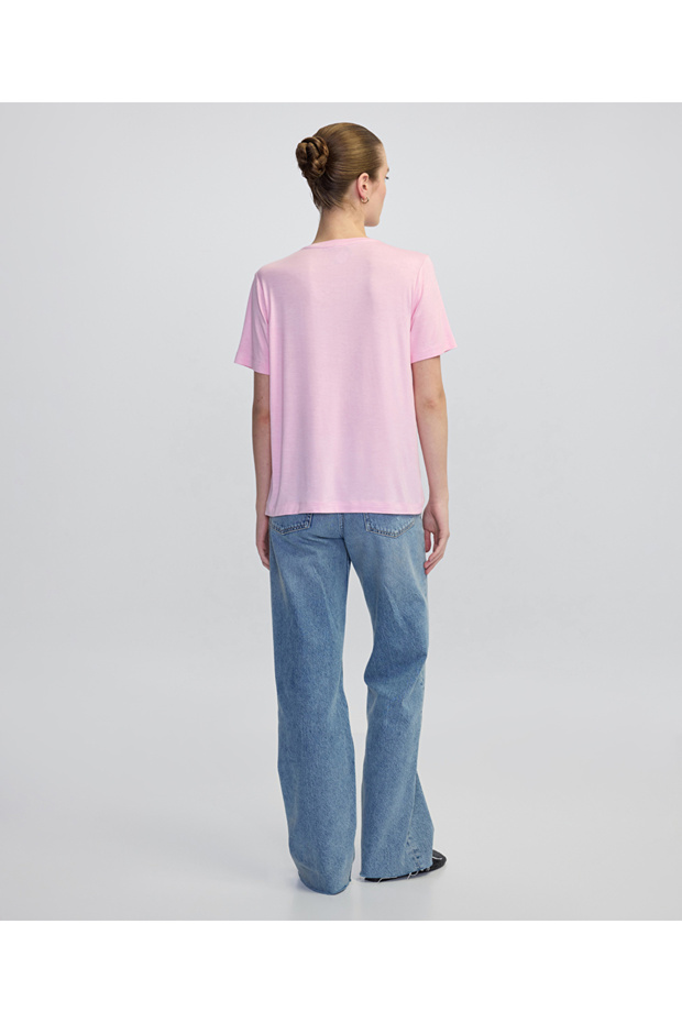 V yaka basic tişört - 6