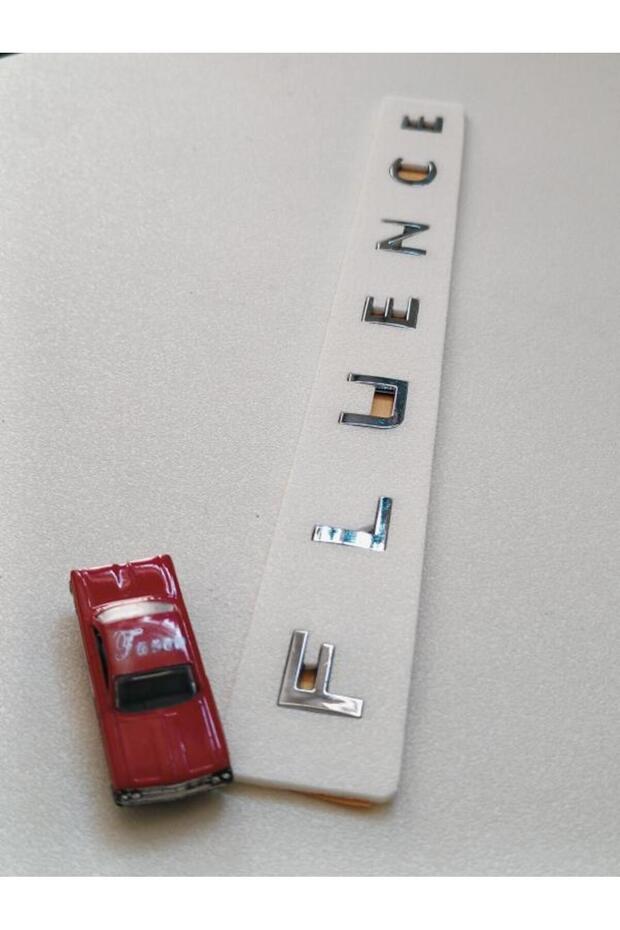 Fluence Gap Chrome Trunk Lettering 3m 3D Abs - 2