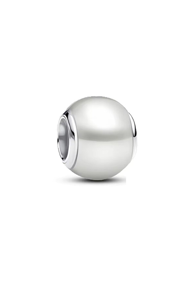 Pure Pearl Cage Handwork Silver Charm