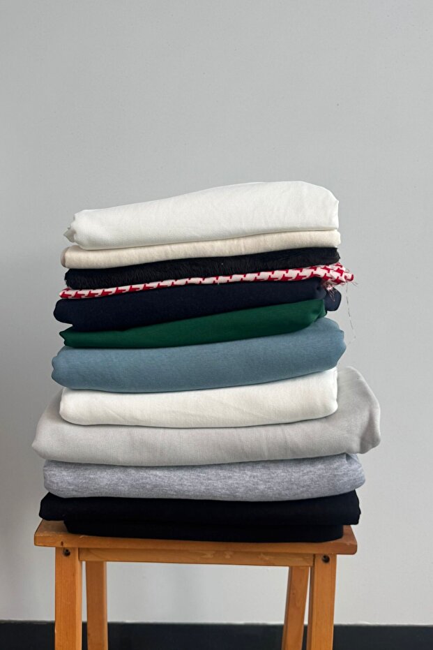 Kumaş Seti - Giyim İçin Çok Renkli Kumaş Seti -Kumaş,Parça Kumaş (Kumaş Set 8) - 8