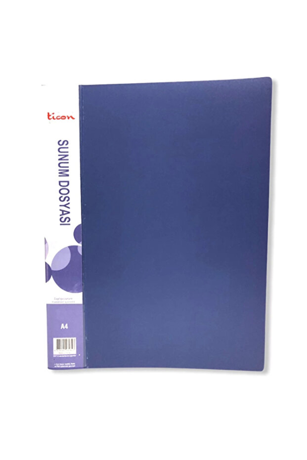 Sunum Dosyası A4 20'li Mavi - 1