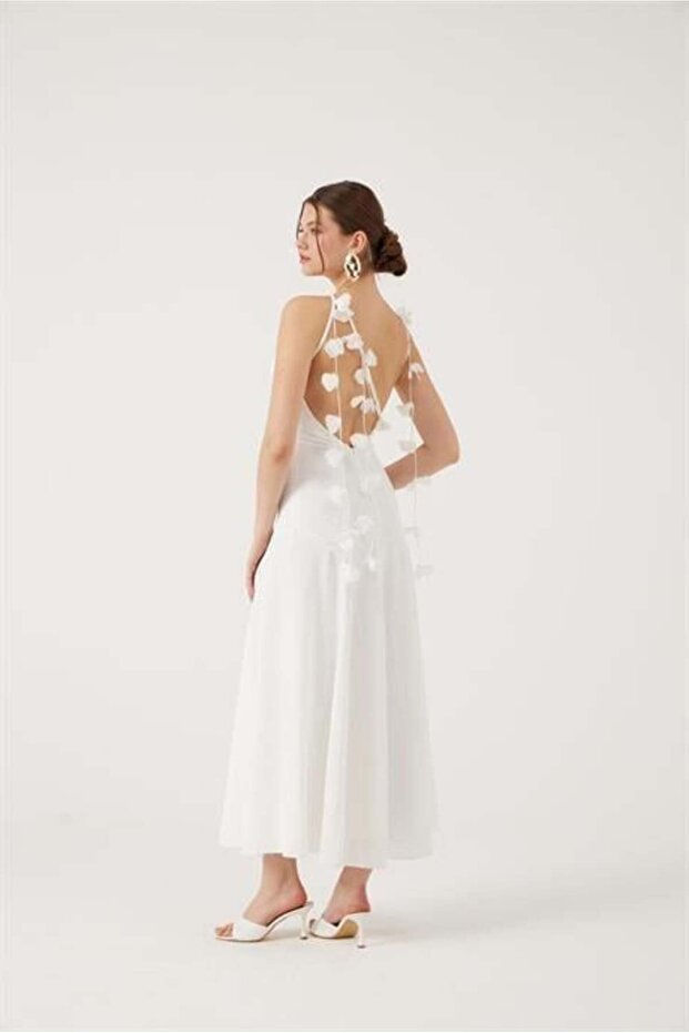 Raina Elbise Beyaz - 1