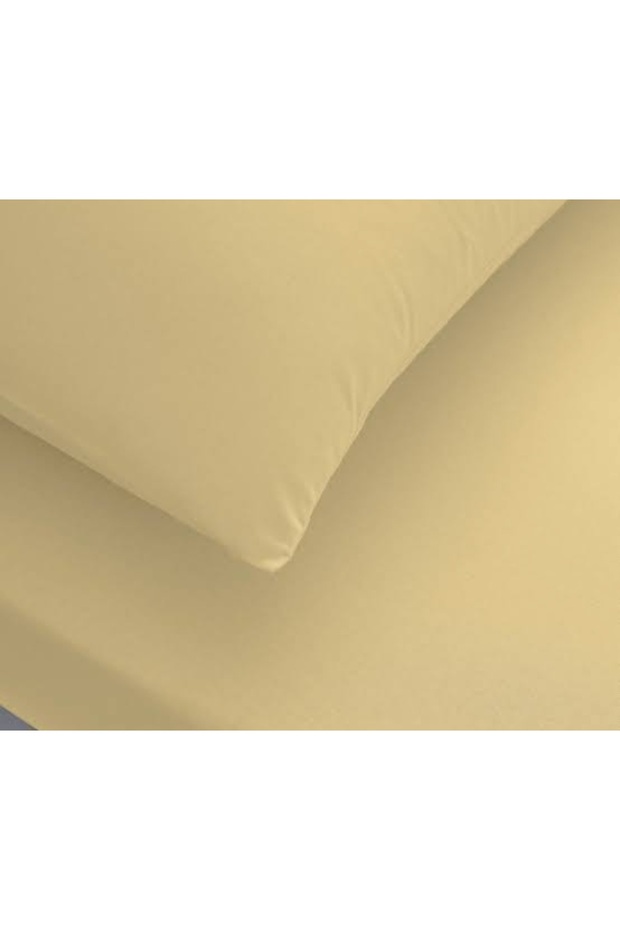 Taç Single Person Embedded Sheets Set - Yellow