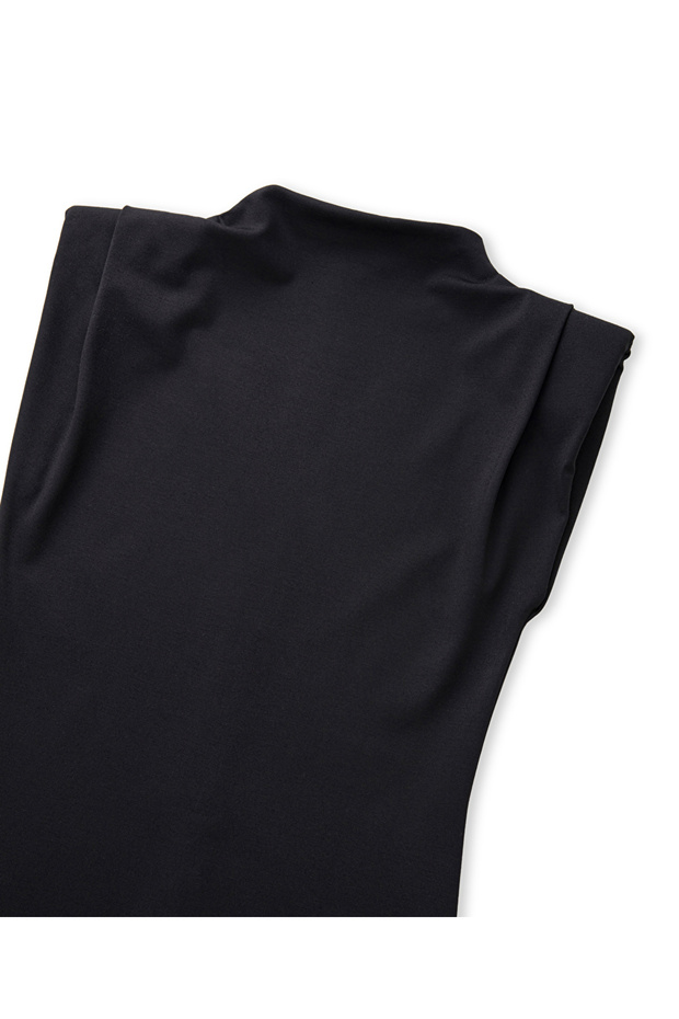 Vatkalı örme elbise - 4